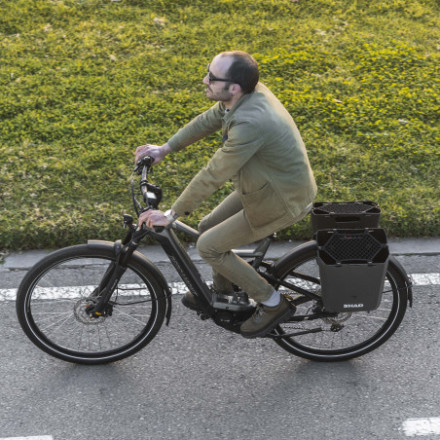 DAILY BIKE BOX 20L FIXED MOUNT OSLO GREY