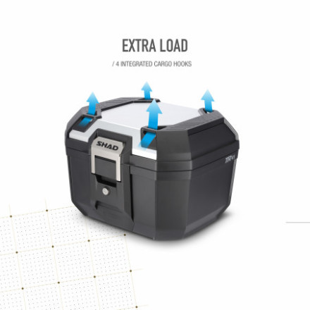 TOP CASE TR41 TERRA ALUMINIO